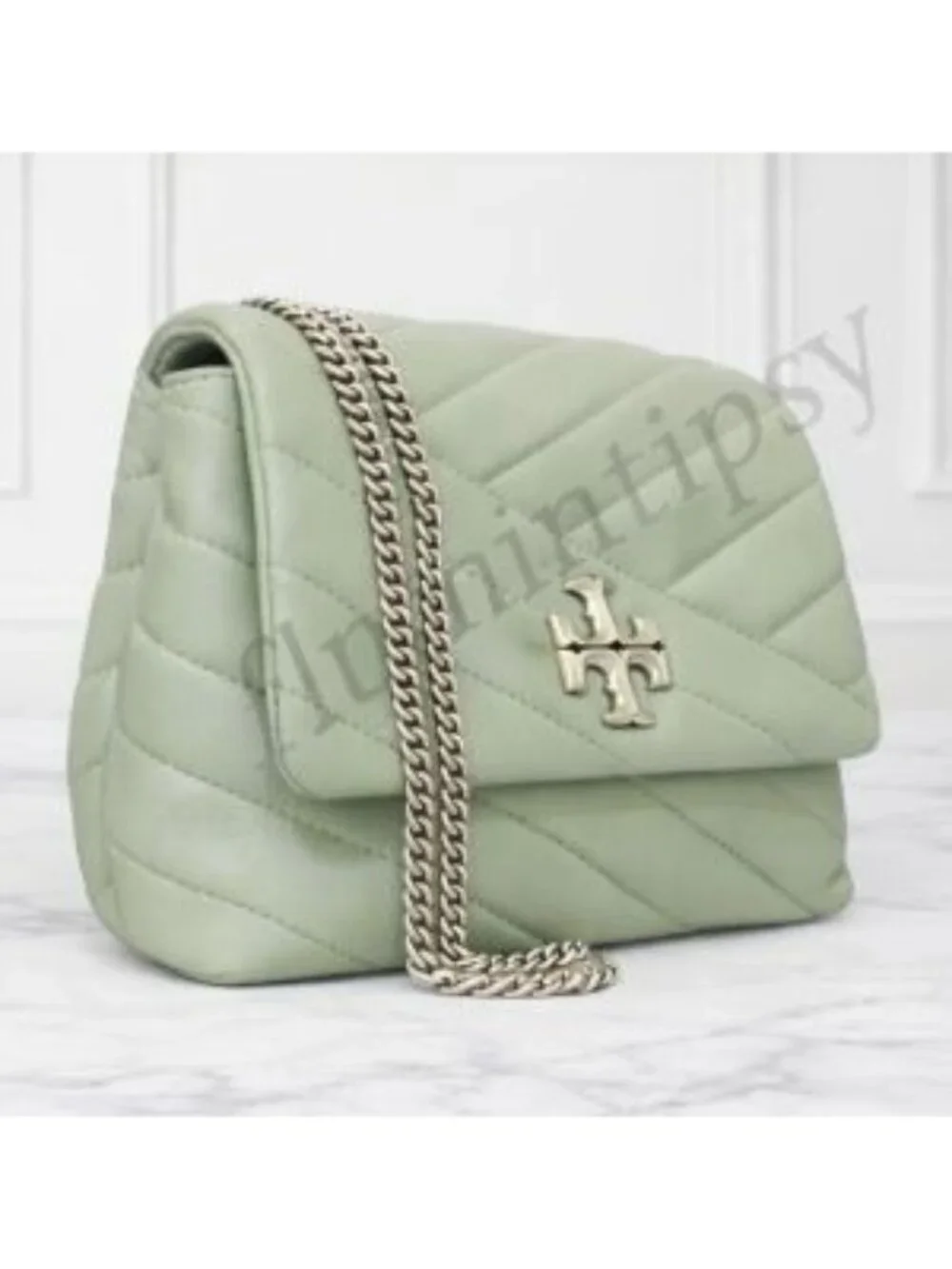 ADORABLE!! AUTHENTIC TORY BURCH SAGE GREEN KIRA HANDBAG